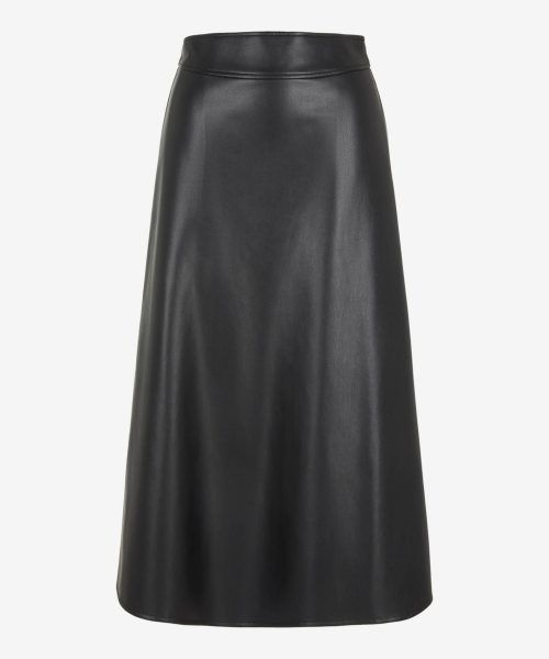 Armani Exchange Faux Leather Skirt