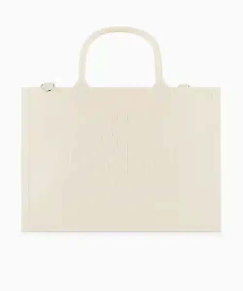 ARMANI EXCHANGE MILKY BAG WITH EMBOSSED LOGO IN RECYCLED MATERIAL