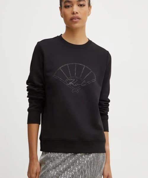 KARL LAGERFELD RHINESTONE SWEATSHIRT