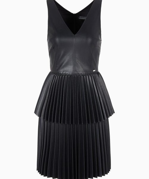 ARMANI EXCHANGE Faux Leather Dress