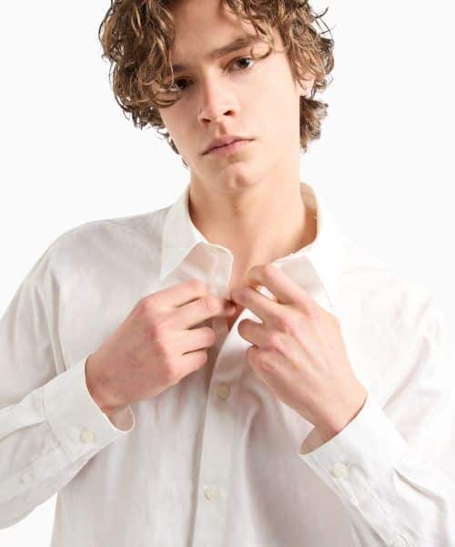 Armani Exchange Regular fit monogram cotton shirt