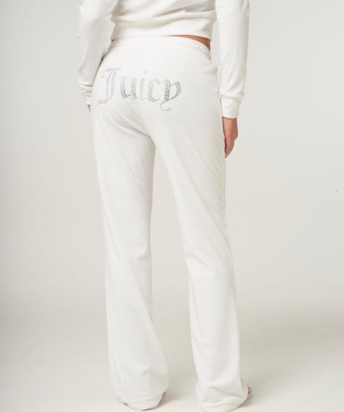 JUICY COUTURE TINA VELOUR diamanté tracksuit bottom