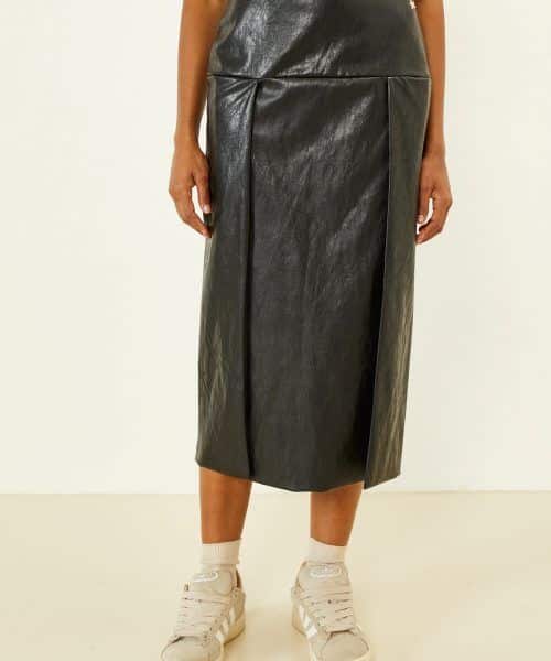 SOUVENIR Faux Leather Skirt