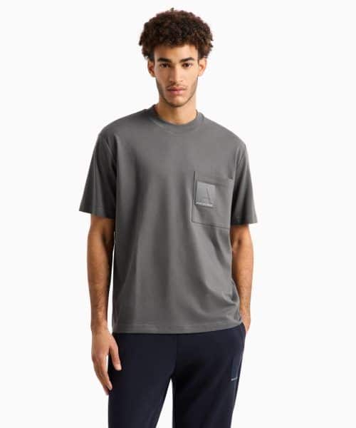 ARMANI EXCHANGE ASV COTTON A LINE POCKET T-SHIRT