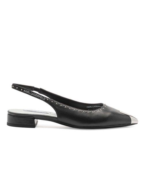 KARL LAGERFELD Flats Slingback Studs