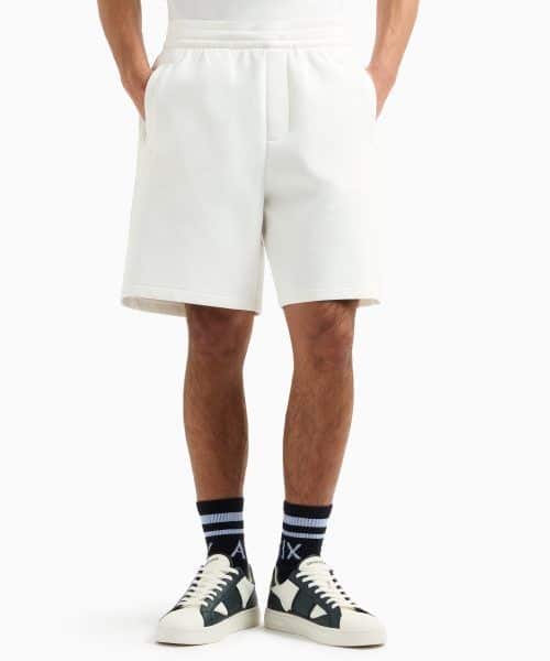 ARMANI EXCHANGE Bonded cotton Bermuda