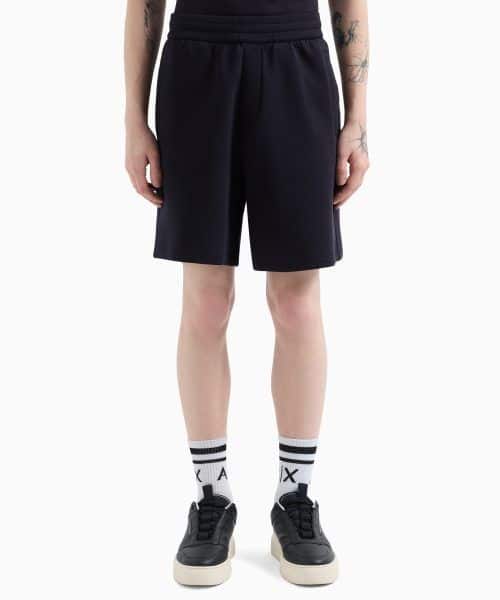 ARMANI EXCHANGE Bonded cotton Bermuda