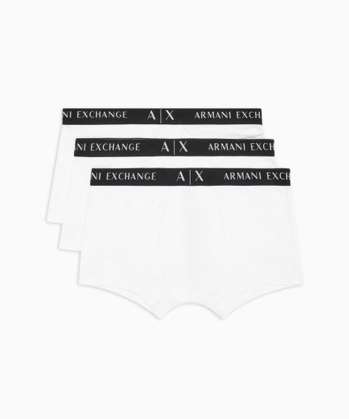ARMANI EXCHANGE Pack of 3 stretch cotton boxers