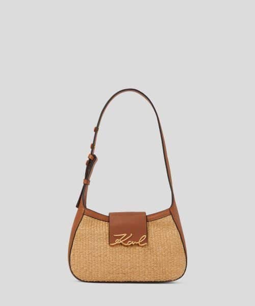 KARL LAGERFELD ΤΣΑΝΤΑ A2W30011 K/SIGNATURE SM SHB RAFFIA
