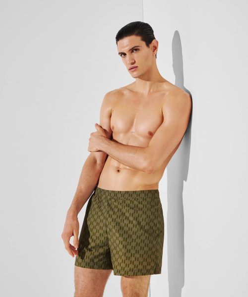 KARL LAGERFELD  MONOGRAM SHORT BOARDSHORTS