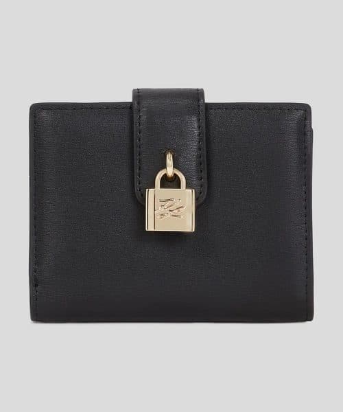 KARL LAGERFELD K/AUTOGRAPH PADLOCK WALLET