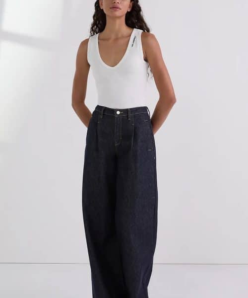 KARL LAGERFELD FASHION WIDE LEG DENIM