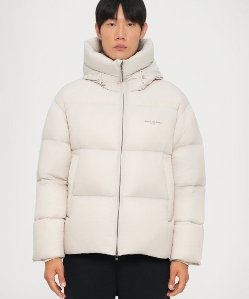 ARMANI EXCHANGE hooded down jacket