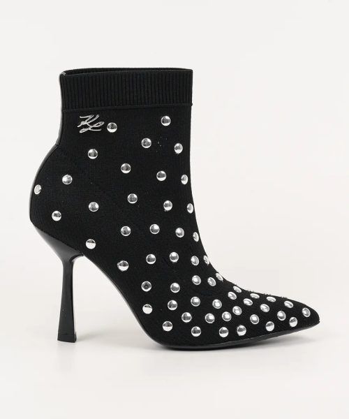 KARL LAGERFELD  PANDARA Studs Knit Boot