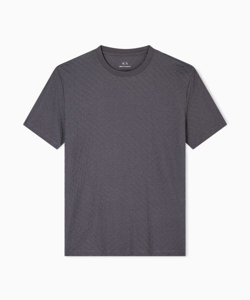 ARMANI EXCHANGE Regular fit t-shirt in jacquard fabric