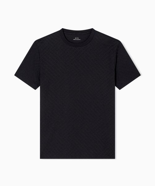 ARMANI EXCHANGE  Regular fit t-shirt in jacquard fabric