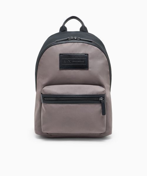 ARMANI EXCHANGE Two-tone backpack with logo