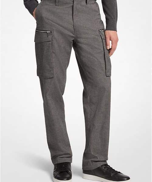 MICHAEL KORS Houndstooth  Cargo Pants