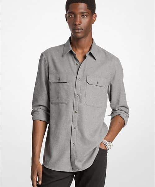 MICHAEL KORS Cotton Flannel Shirt