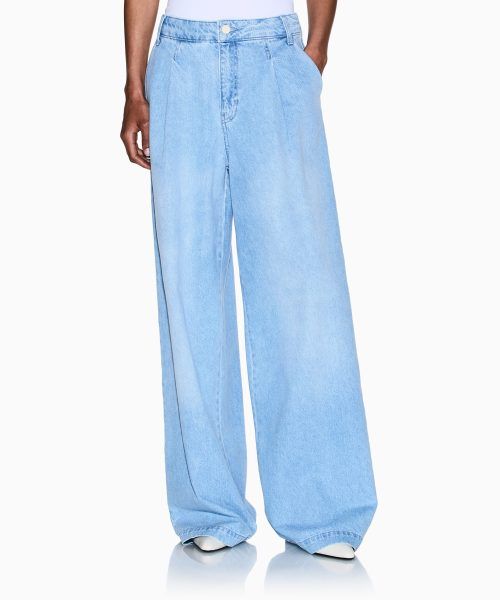 ARMANI EXCHANGE  LIGHT BLUE DENIM TROUSER