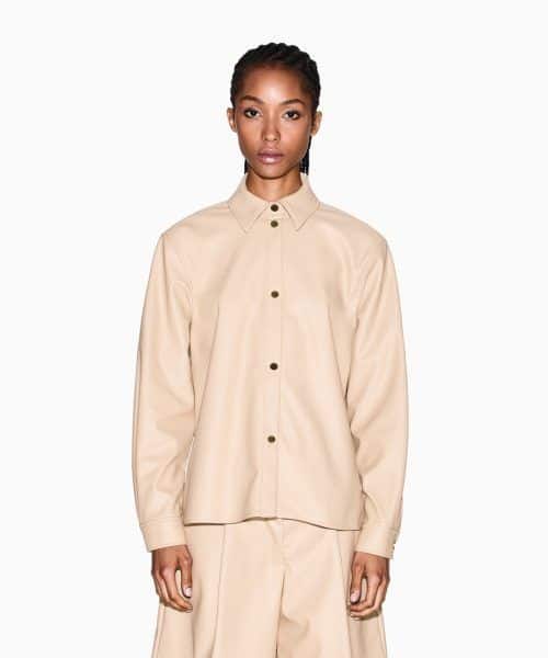 ARMANI EXCHANGE  Eco leather shirt