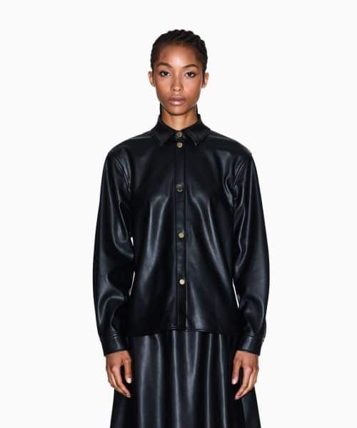 ARMANI EXCHANGE  Eco leather shirt