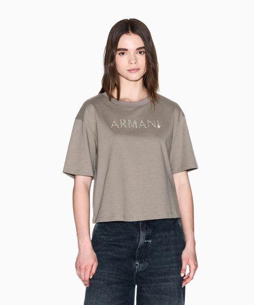 ARMANI EXCHANGE Cropped T-Shirt