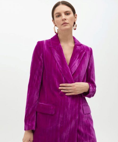 LOLA CASADEMUNT VELVET BLAZER