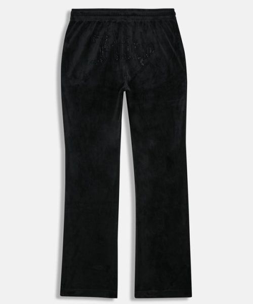 JUICY COUTURE Java velour outline diamanté tracksuit bottom