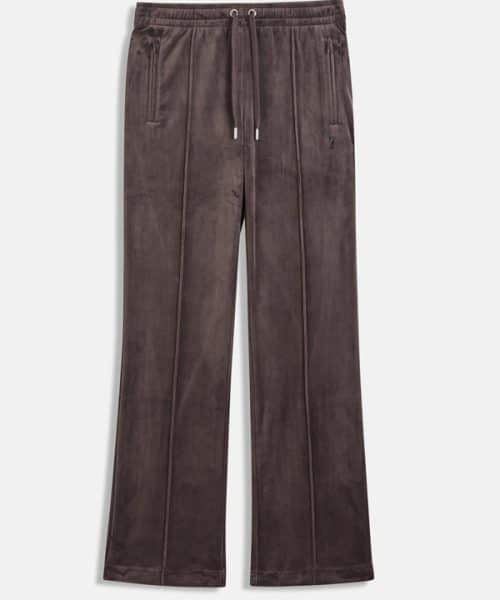 JUICY COUTURE Java velour outline diamanté tracksuit bottom