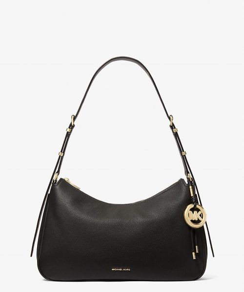 MICHAEL KORS Nolita Medium Pebbled Leather Shoulder Bag