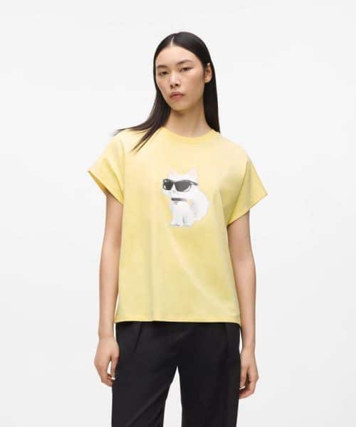KARL LAGERFELD IKON AQUARELLE C LOOSE T-SHIRT