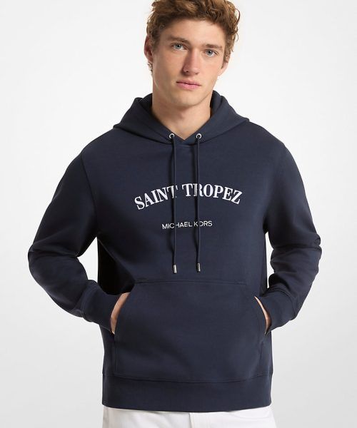 MICHAEL KORS Saint Tropez cotton blend hoodie