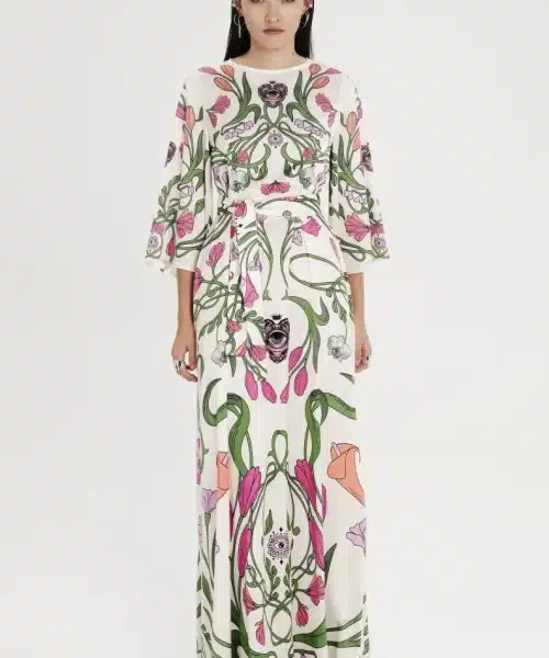 PEACE+CHAOS FLEUR DRESS-SILKY