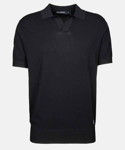 KARL LAGERFELD ΠΛΕΚΤΟ ΠΟΛΟ T-SHIRT