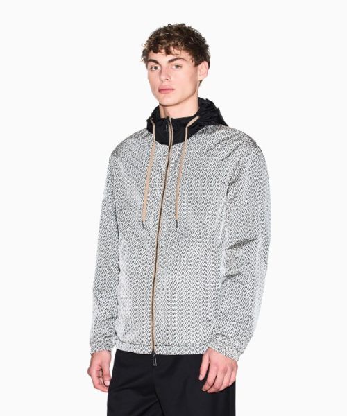 ARMANI EXCHANGE TECHNICAL FABRIC JACKET