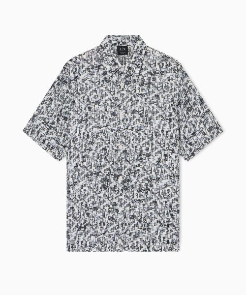 ARMANI EXCHANGE Viscose Twill Shirt