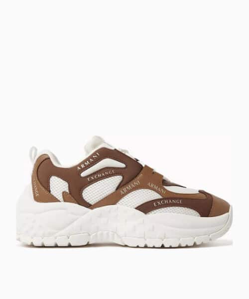 ARMANI EXCHANGE BROWN SNEAKER