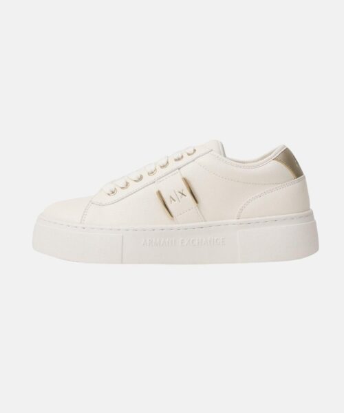 ARMANI EXCHANGE CREAM - GOLD SNEAKER