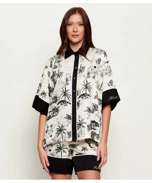 KARL LAGERFELD FLUID PJ BLOUSE