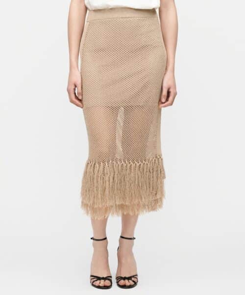 KARL LAGERFELD CROCHET KNIT SKIRT