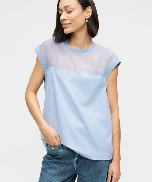 KARL LAGERFELD SIGNATURE T-SHIRT