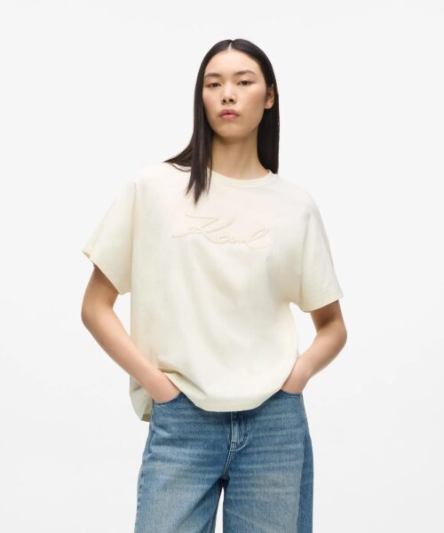 KARL LAGERFELD ROPE LOGO T-SHIRT