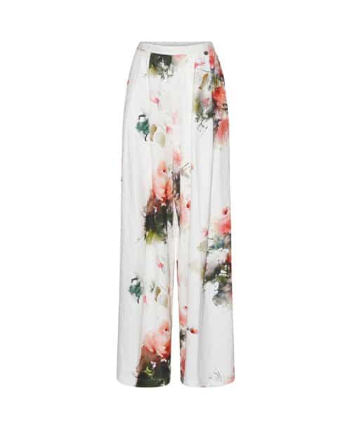 Silvian HeaCH PANTS WATERCOLORED FLOWERS