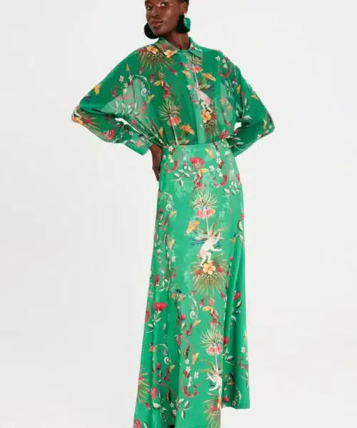 PEACE+CHAOS EXOTICLONG SKIRT-Jacquard