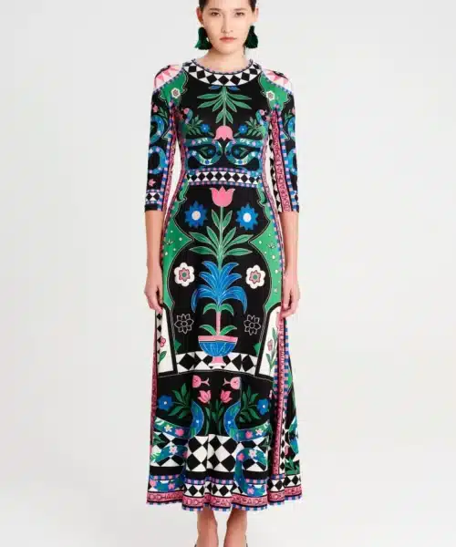 PEACE+CHAOS MANIFESTATION MAXI DRESS